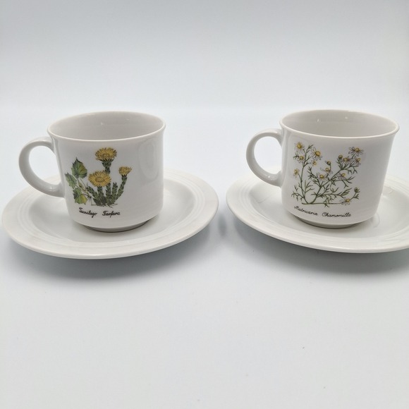 Vintage Seltmann Weiden Demitasse Tea‎ Cup & Saucer Set of 2 Bavaria Tea Flowers - Picture 8 of 9